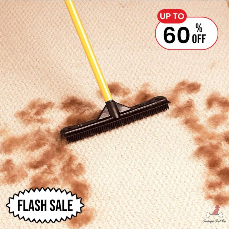 Pet Hair Removal Broom - Extends to 5FT
